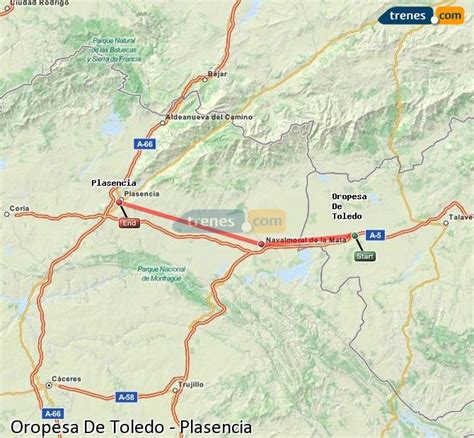 Toledo → Plasencia: precios y horarios